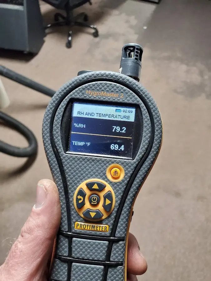 Moisture meter humidity assessment for Fire & Smoke Damage Restoration in Aiea